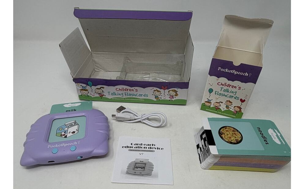 Pocket Speech Children's Talking Flashcards Interactive Fun and Educational
